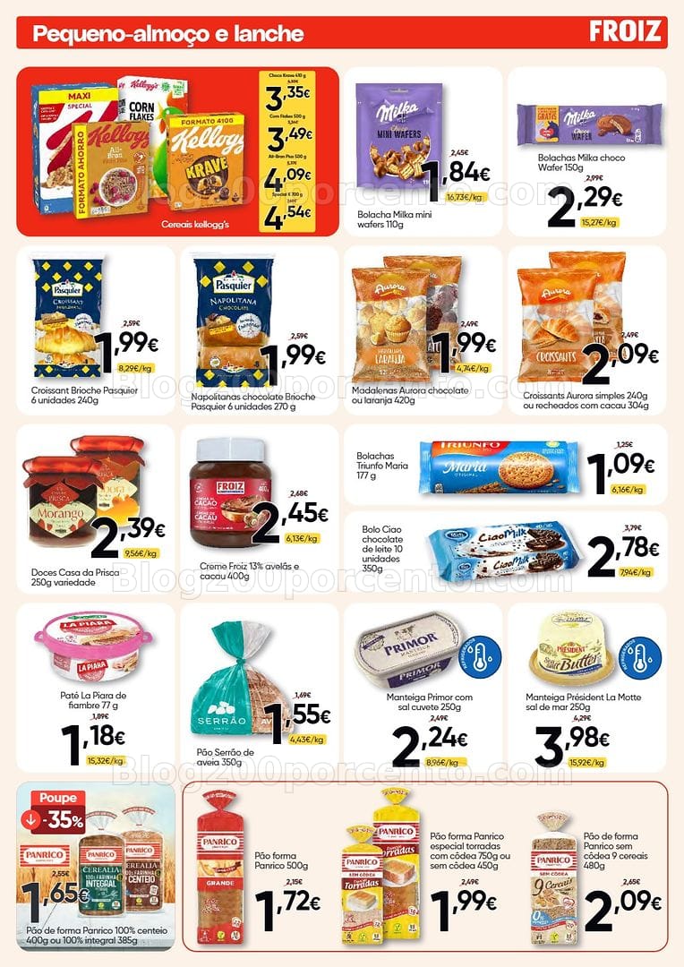 Antevisão Folheto FROIZ Promoções de 4 a 25 março